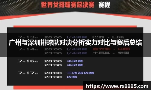 广州与深圳排球队对决分析实力对比与赛后总结